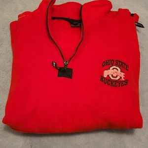 Ohio state university 3/4 zip sweatshirt